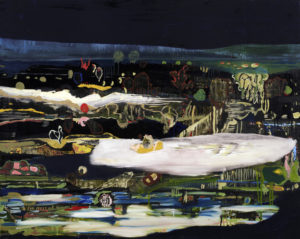 O.T., 2009, Öl auf Leinwand, 80 x 100 cm