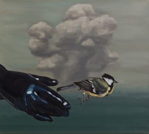 Brian Harnisch, o.T., 2020, Öl auf Leinwand, 45 x 50 cm