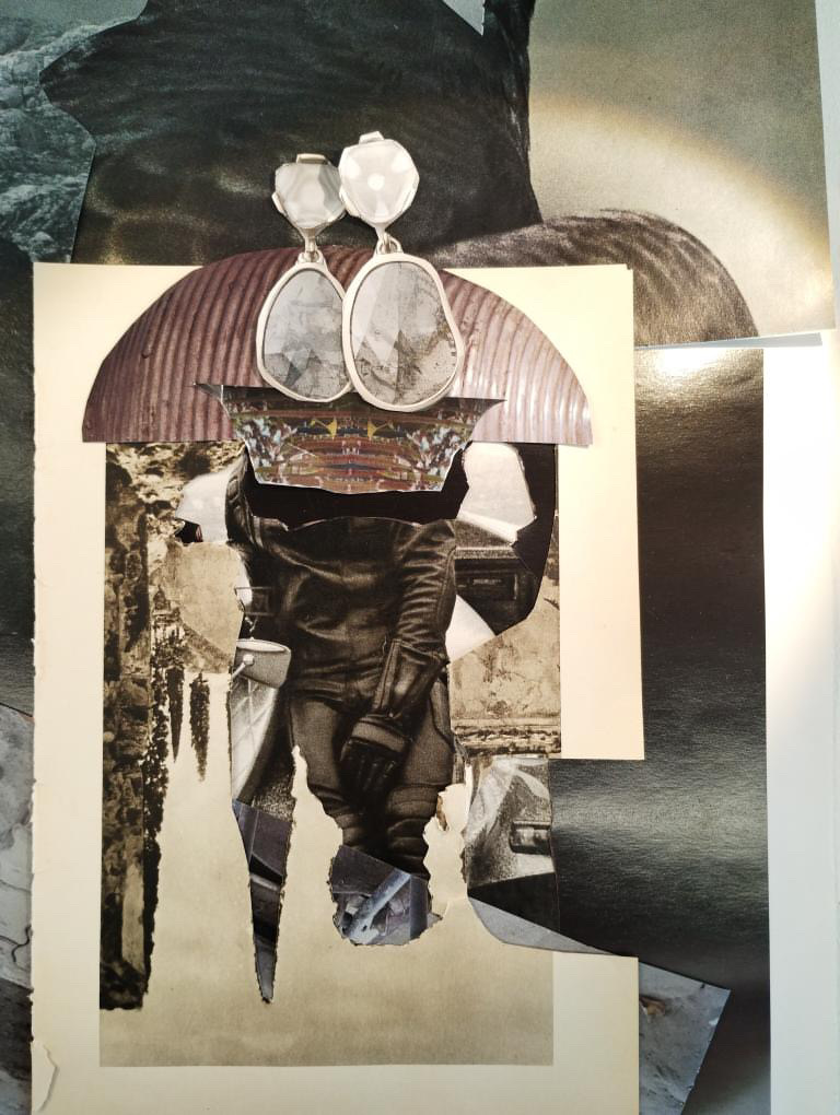 Nils Knott, o.T., 2024, Digitalprint einer analogen Collage